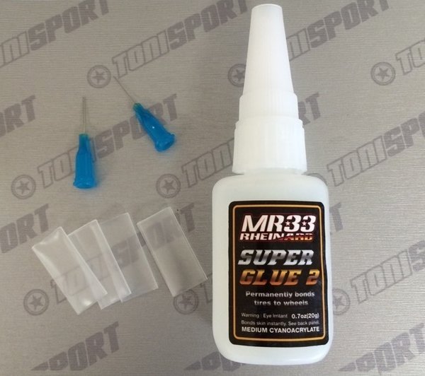 MR33 Super Glue for Rubber Tires v2 Incl. tip