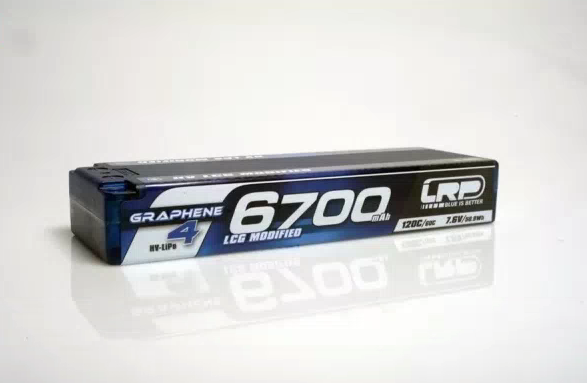 LRP LiPo 6700mAh HV LCG Modified Graphene-4 7,6V LiPo 120C/60C - 274g