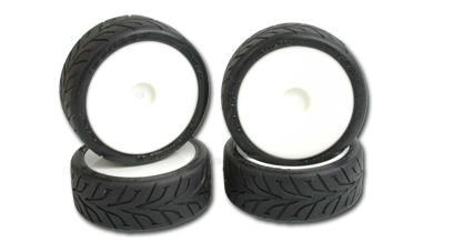 Shimizu D01J Dunlop D20 Wet Pre-Glued Tyres (4pcs)